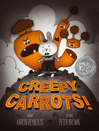 creepy carrots behind a bunny