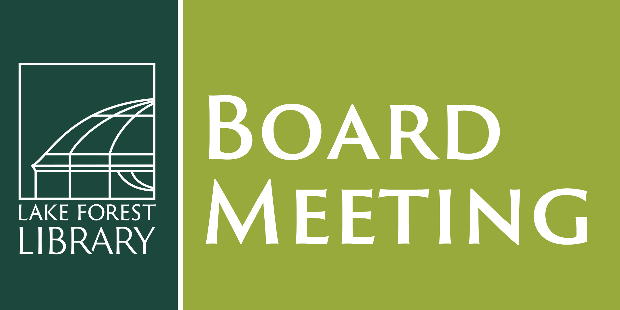 Lake Forest Library Board Meeting