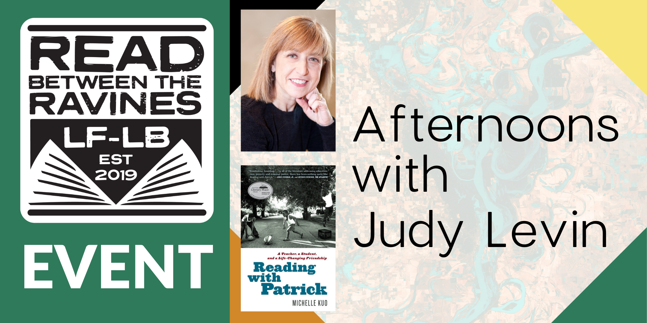 Read Between the Ravines Event: Afternoons with Judy Levin Discussion on "Reading with Patrick" image
