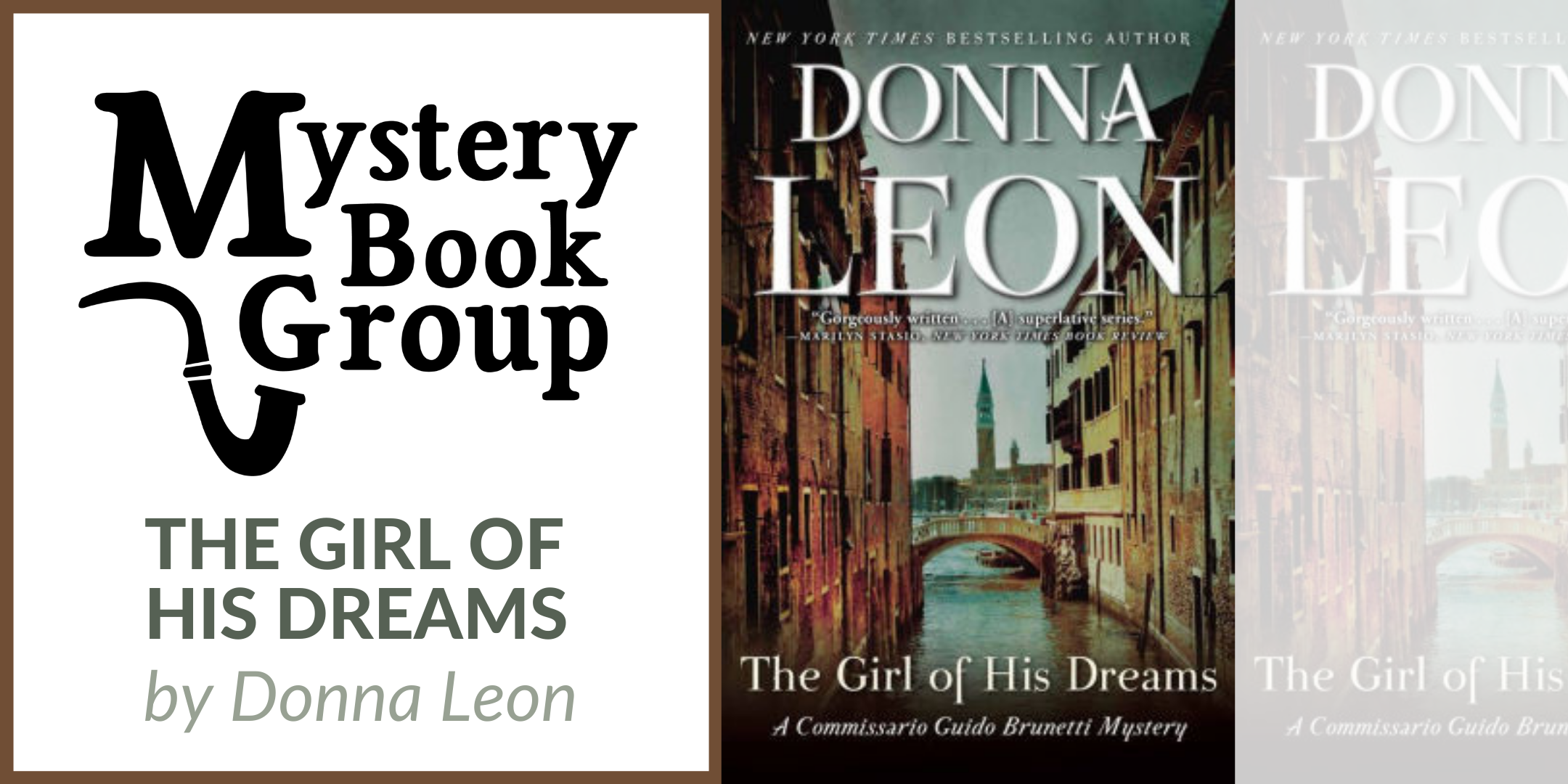 Mystery Book Group: The Girl of His Dreams by Donna Leon image
