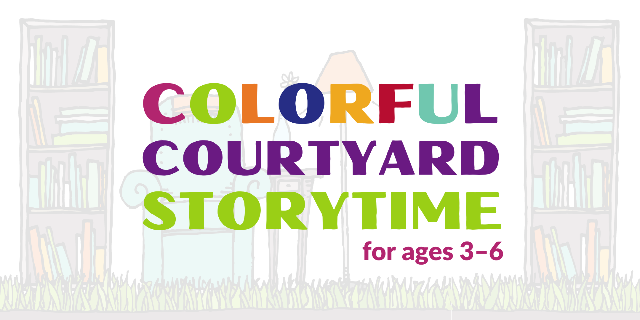 Colorful Courtyard Storytime for ages 3-6 image