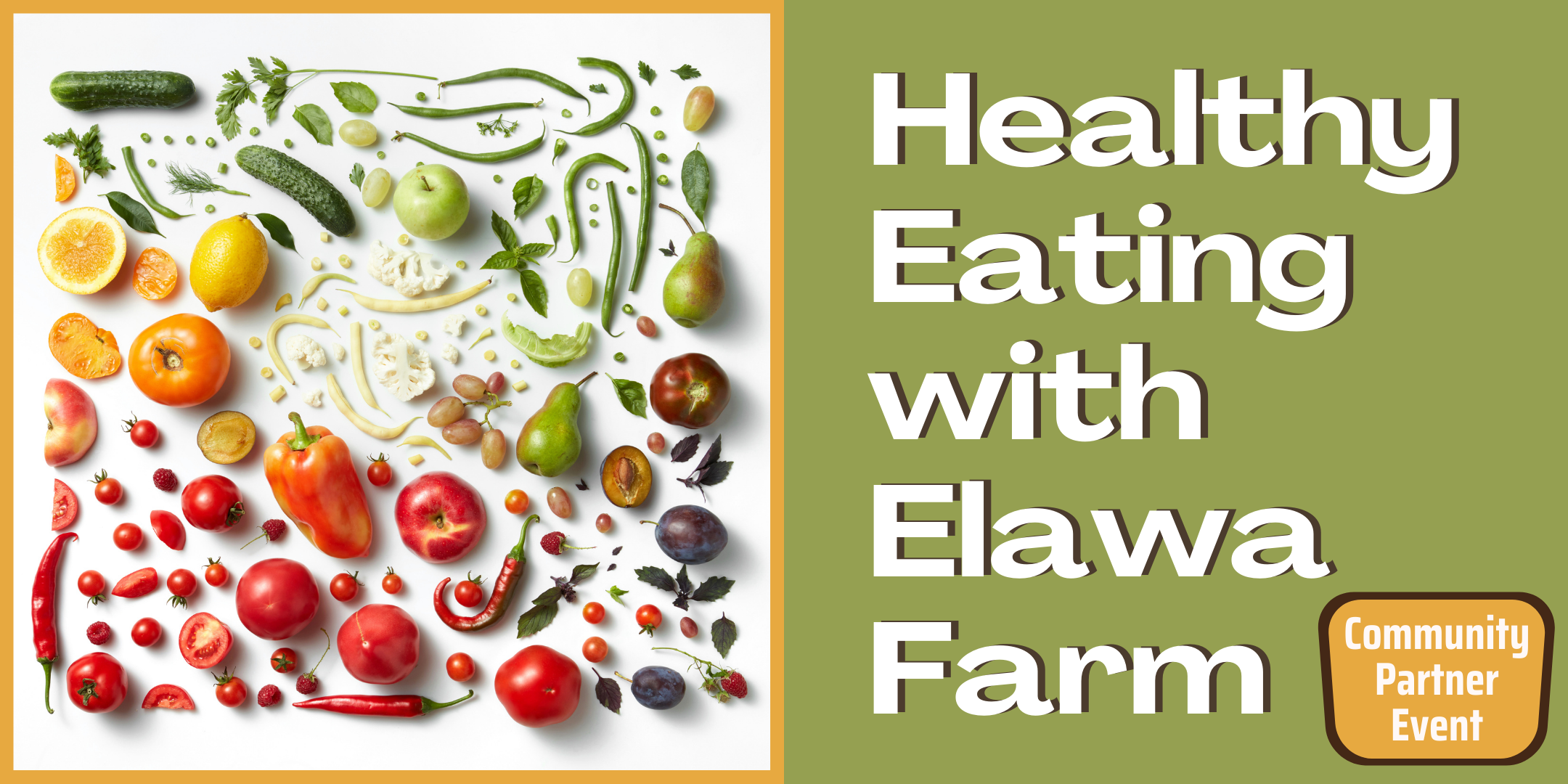 Healthy Eating with Elawa Farm event image