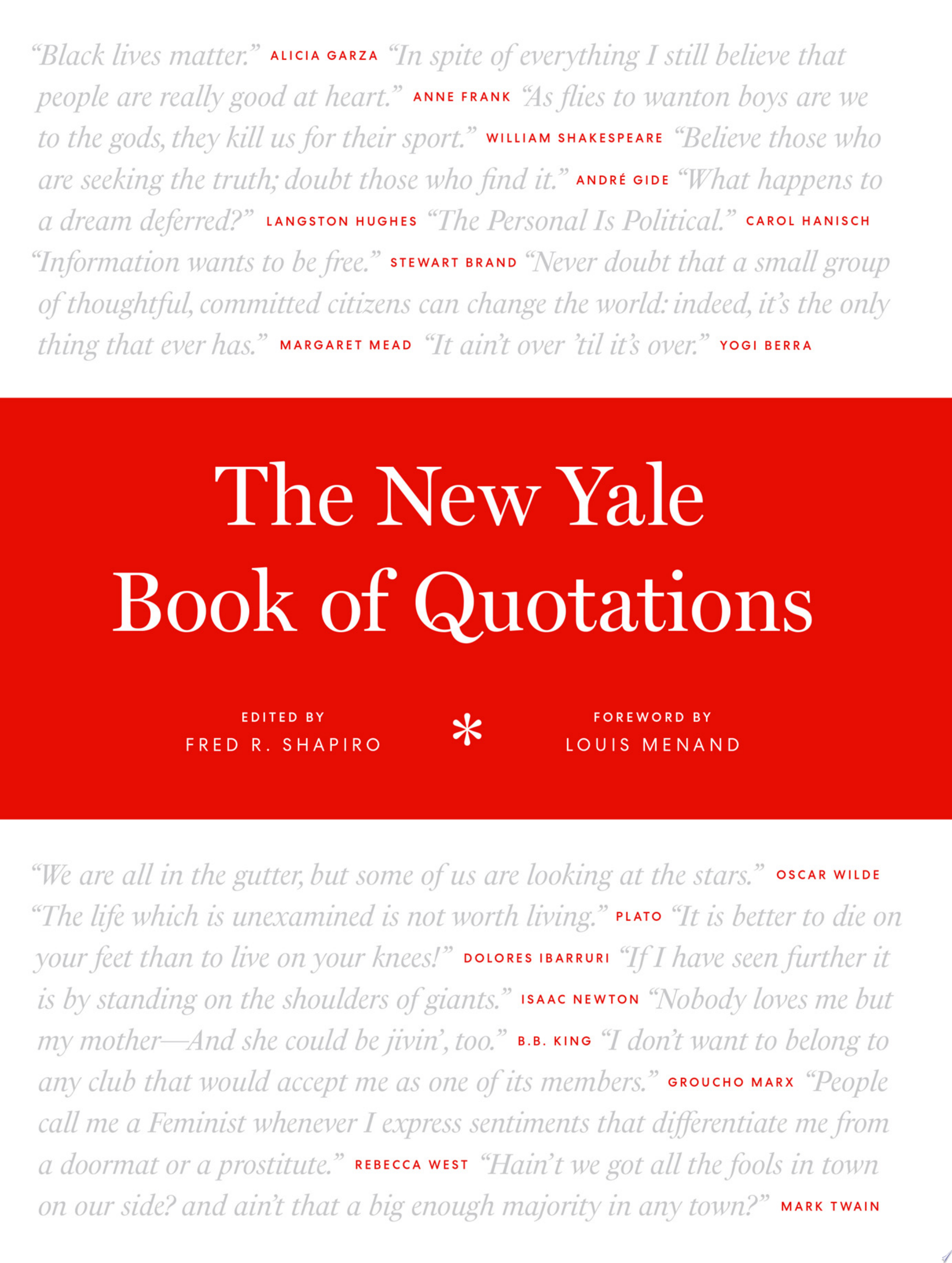 Image for "The New Yale Book of Quotations"