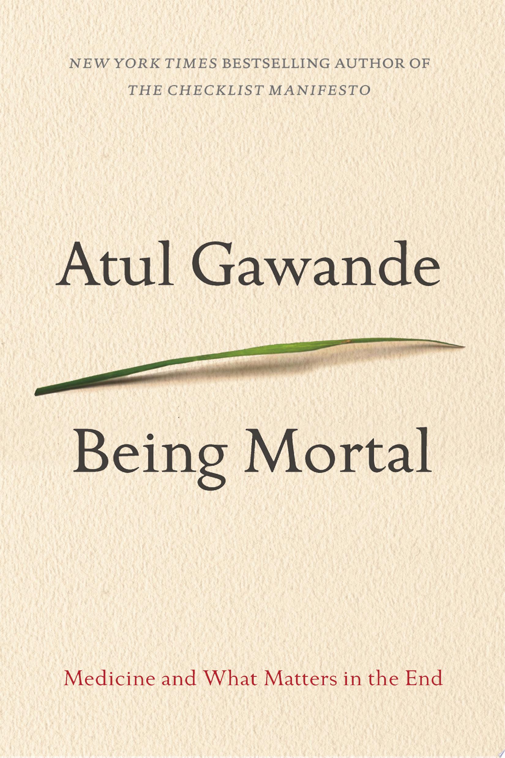 Image for "Being Mortal"