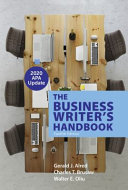 Image for "The Business Writer&#039;s Handbook with 2020 APA Update"