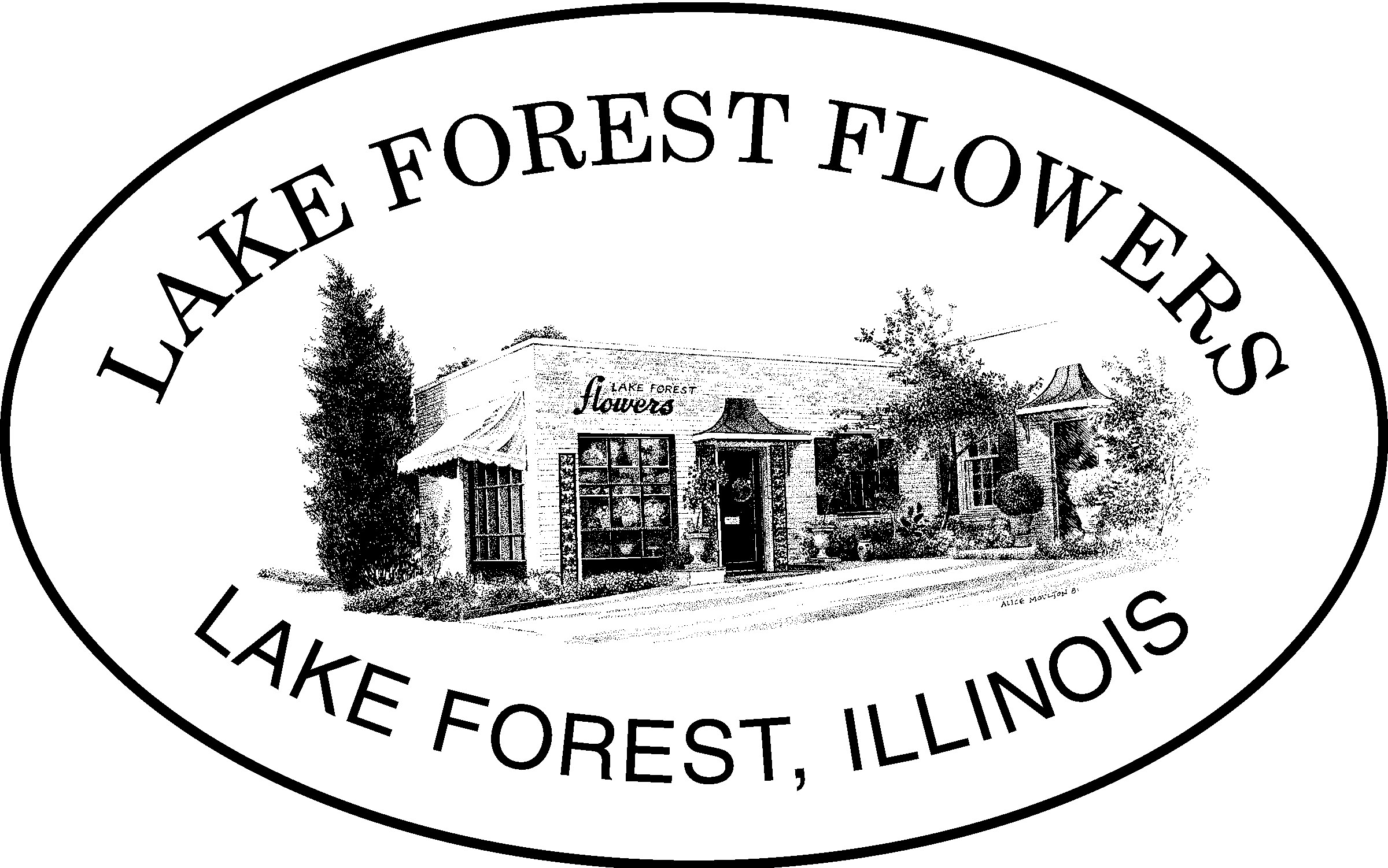 Lake Forest Flowers logo