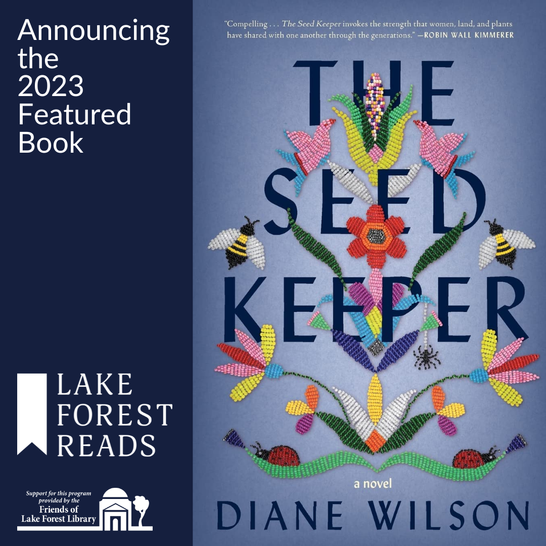 image of "Announcing the featured 2023 book "The Seed Keeper" by Diane Wilson"