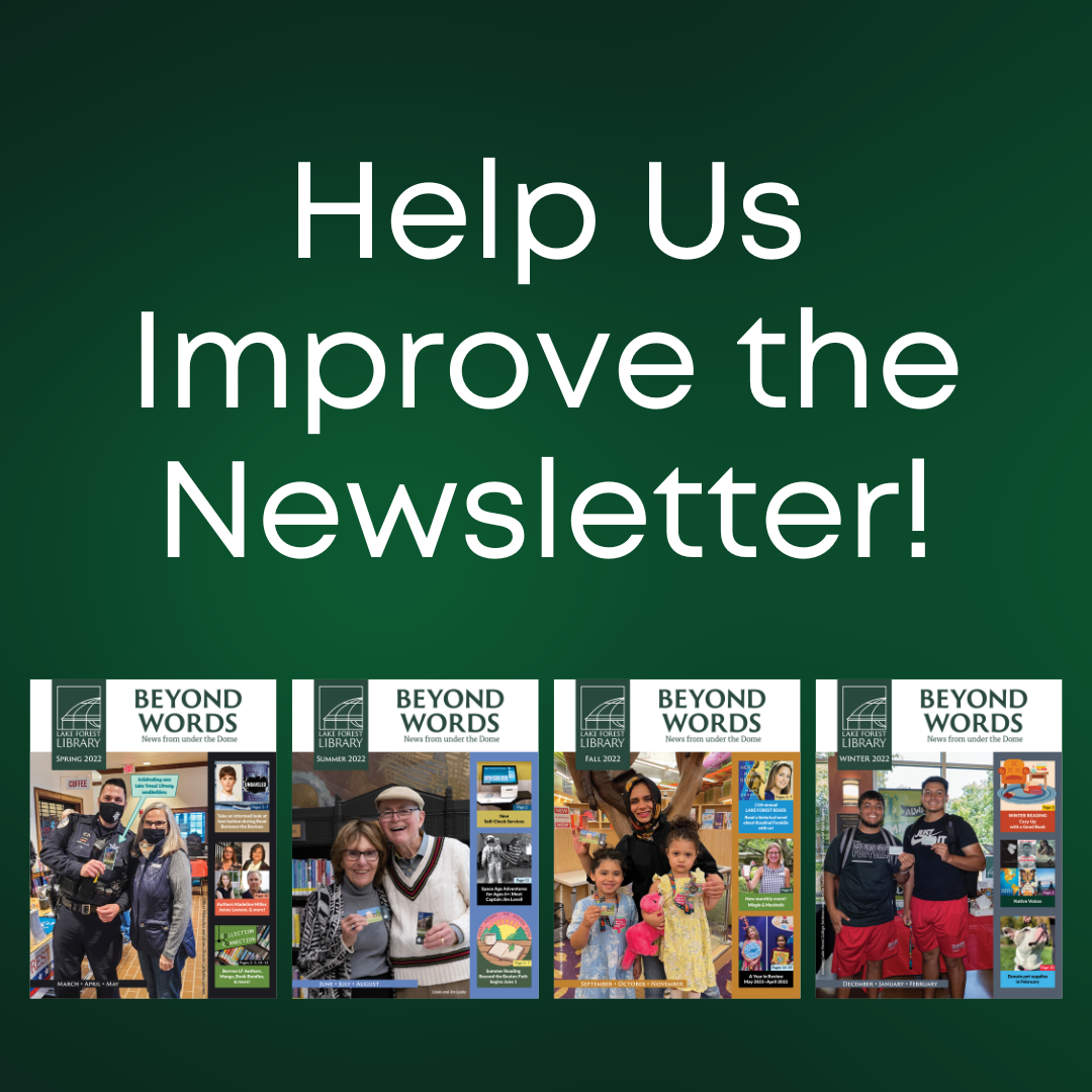 image of "Help Us Improve the Newsletter!"