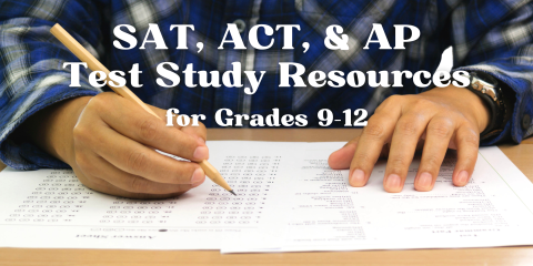 image of "SAT, ACT, & AP Study Resources for Grades 9–12"