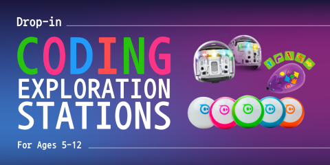 image of "Drop-in Coding Exploration Stations For Ages 5-12"