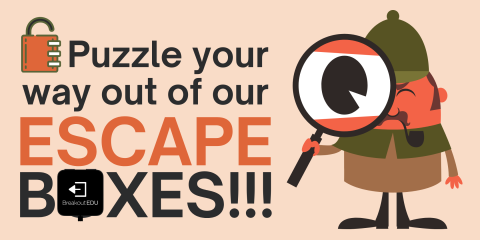 image of "Puzzle your way out of our Escape Boxes!!!"