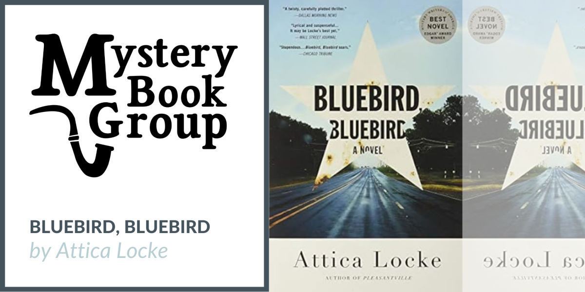 image of "Mystery Book Group: Bluebird, Bluebird"