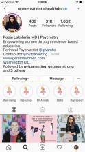 Womens Mental Health Doc instagram